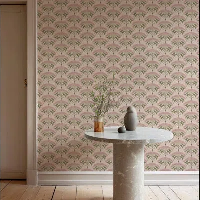 Mitchell Black Fleur De Réve - Petal Pink Floral Wallpaper