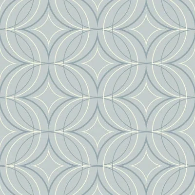 Mitchell Black Glint Point - Pale Mineral Blue Wallpaper