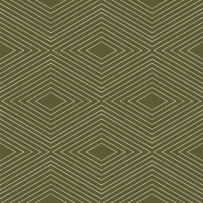 Mitchell Black Huron 10' L X 24" W Wallpaper Roll In Deep Olive