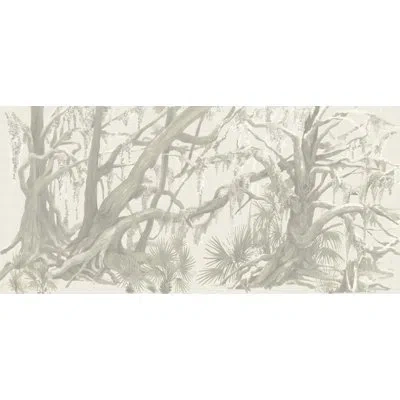 Mitchell Black Kiawah Oaks Muted Mural By Megan Molten In Beige