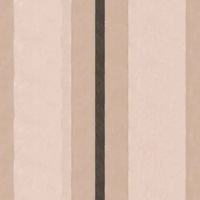 Mitchell Black Miami Stripe - Wallpaper In Stucco