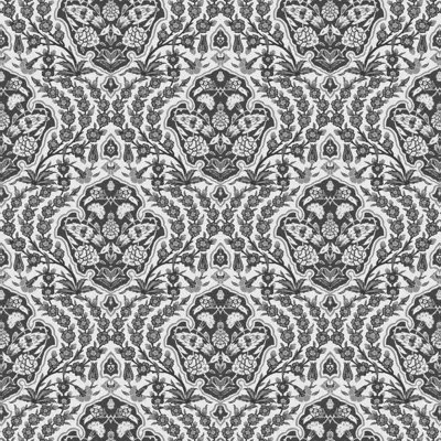 Mitchell Black Nomad Ottoman Small 10' L X 24" W Peel And Stick Wallpaper Roll In Gray