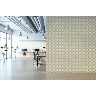 Mitchell Black Piazza - Parchment Sage Wallpaper