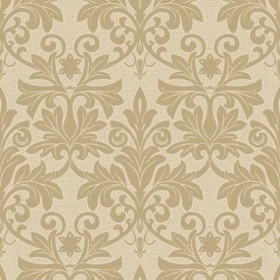 Mitchell Black Rococo Relief - Gold Tone Wallpaper In Brown;beige;tan