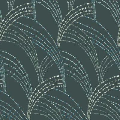Mitchell Black Sea Grass - Black Moss Wallpaper In Green