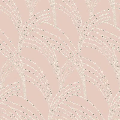 Mitchell Black Sea Grass - Pink Wallpaper