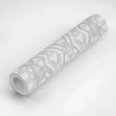 Mitchell Black Slither 10' L X 25" W Peel And Stick Wallpaper Panel In Light Gray,white,brown