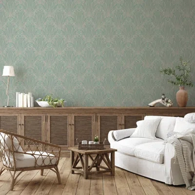 Mitchell Black Splash - Flamingo Pink Wallpaper In Multi