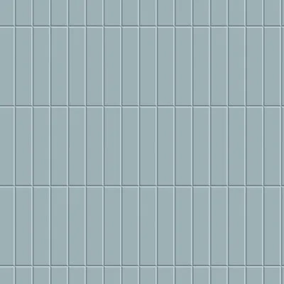Mitchell Black Tall Tiles -  Blue Glaze Wallpaper