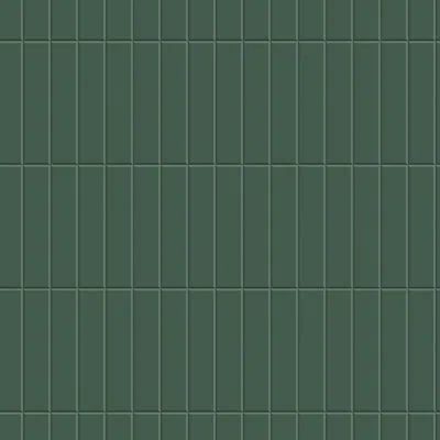 Mitchell Black Tall Tiles -  Forest Green Wallpaper