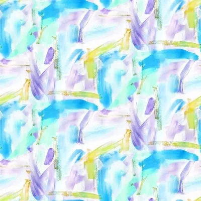Mitchell Black The Blush Label Cotton Candy Premium Matte 10' L X 24" W Wallpaper Roll In Light Blue