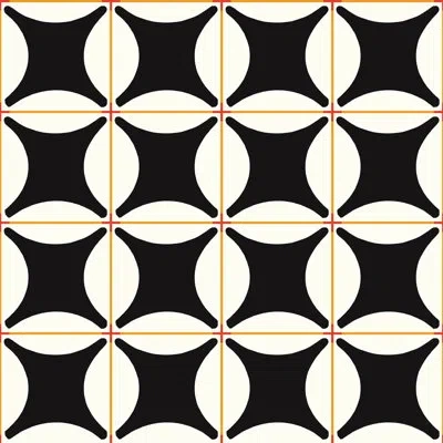 Mitchell Black Traveler Tile Wallpaper In Onyx