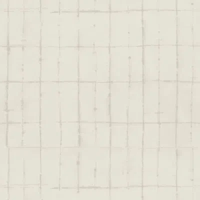 Mitchell Black Wash Grid - Wallpaper In Shell Tint