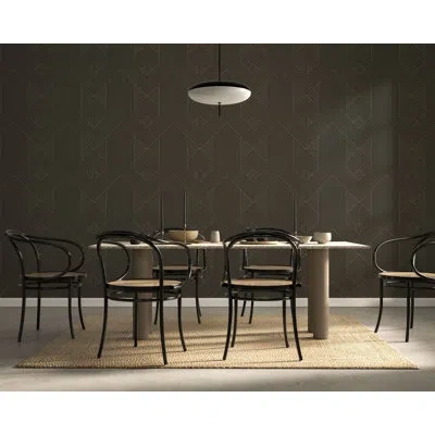 Mitchell Black Zuri - Dark Cocoa Wallpaper By Sabrina Yvonne In Black;brown