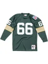 Mitchell & Ness 1969 Ray Nitschke Green Bay Packers Authentic Jersey In Green