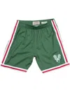 Mitchell & Ness Men's Hunter Green Milwaukee Bucks Hardwood Classics Primary Logo Swingman Shorts In Green