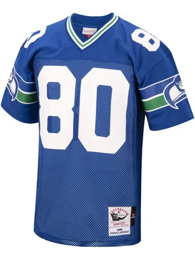 Mitchell & Ness 1985 Steve Largent Authentic "seattle Seahawks" Jersey In Blue