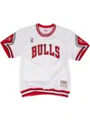 Mitchell & Ness 1987/88 Authentic "chicago Bulls" Shooting Shirt In White