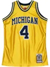 Mitchell & Ness 1991/92 Chris Webber Michigan Wolverines Swingman Jersey In Yellow