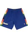 Mitchell & Ness Men's Mitchell Ness Royal Denver Nuggets Big Tall Hardwood Classics Team Swingman Shorts In Blue