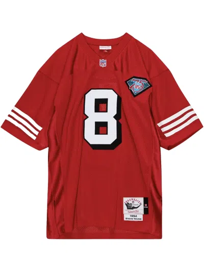 Mitchell & Ness 1994 Steve Young Scarlet San Francisco 49ers Authentic "scarlet" Jersey In Red