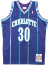 Mitchell & Ness 1994/95 Hardwood Classics Dell Curry Charlotte Hornets Swingman Jersey In Blue