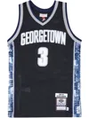 Mitchell & Ness 1995/96 Allen Iverson Georgetown Hoyas Authentic Jersey In Black
