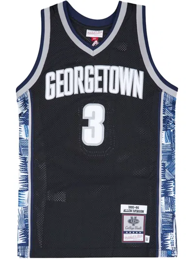 Mitchell & Ness 1995/96 Allen Iverson Georgetown Hoyas Authentic Jersey In Black