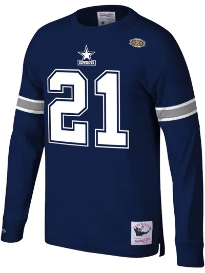 Mitchell & Ness 1996 Deion Sanders Dallas Cowboys Jersey In Blue