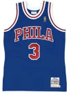 Mitchell & Ness 1996/97 Allen Iverson Philadelphia 76ers Authentic Alternate Jersey In Blue