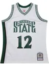 Mitchell & Ness 1999/00 Mateen Cleaves Michigan State Spartans Swingman Replica Jersey In White