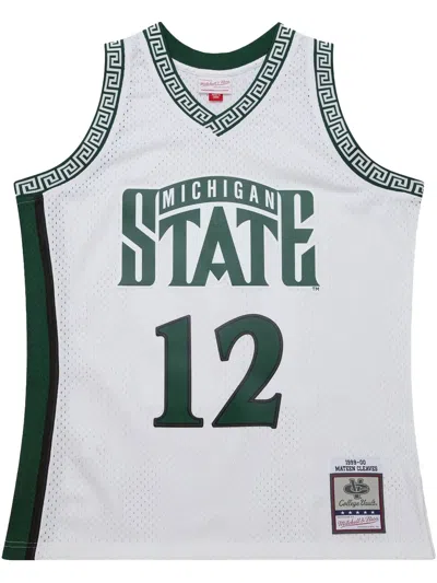 Mitchell & Ness 1999/00 Mateen Cleaves Michigan State Spartans Swingman Replica Jersey In White