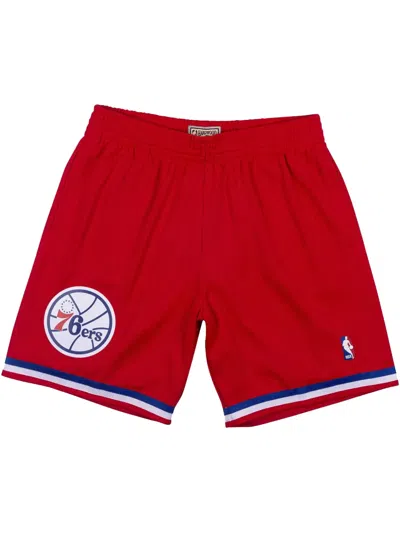Mitchell & Ness 2002/03 Hardwood Classics Philadelphia 76ers "university Red" Swingman Shorts