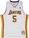 Mitchell & Ness Men's Basketball Tank Top Nba Alternate Jersey Hardwood Classics No 5 Robert Horry 2002-03 Loslak In White