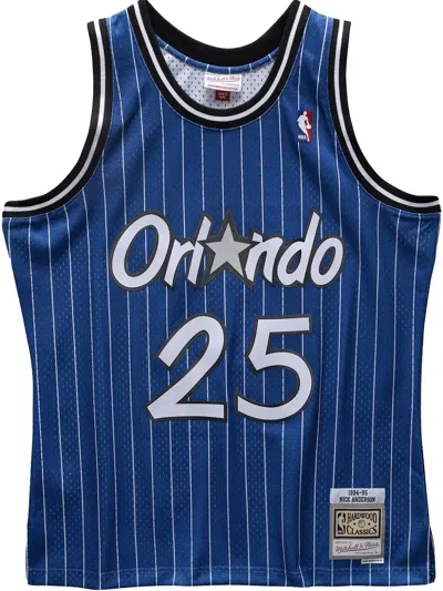 Mitchell & Ness 2003/04 Nick Anderson Orlando Magic Swingman Jersey In Blue