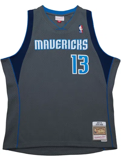 Mitchell & Ness 2003/04 Steve Nash Dallas Mavericks Authentic Jersey In Grey