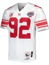 Mitchell & Ness 2007 Michael Strahan New York Giants Super Bowl Xlii Authentic Jersey In White