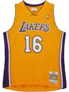 Mitchell & Ness 2009/10 Hardwood Classics Pau Gasol Los Angeles Lakers Swingman Jersey In Yellow
