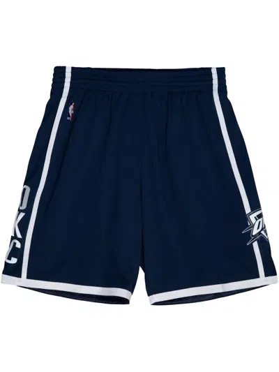 Mitchell & Ness 2015/16 Alternate "oklahoma City Thunder" Swingman Shorts In Blue