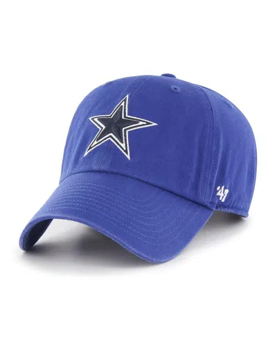 Mitchell & Ness 47 Brand Men's Royal Dallas Cowboys Secondary Clean Up Adjustable Hat