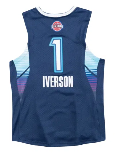 Mitchell & Ness Allen Iverson 2009 Nba All-star Swingman Tank Top In Blue