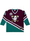 Mitchell & Ness Nhl Dark "ducks 1996 Teemu Selanne" Jersey In Purple