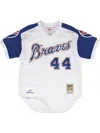 Mitchell & Ness Atlanta Braves Cooperstown Collection 1974 Hank Aaron Authentic Jersey In White