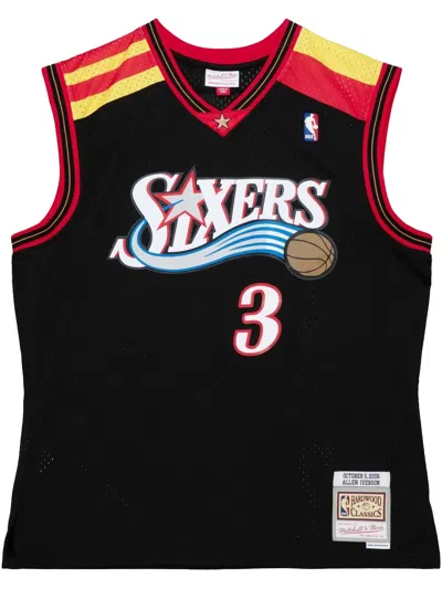Mitchell & Ness Authentic "nba Philadelphia 76ers 2006-07 Allen Iverson" Jersey In Black