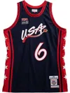 Mitchell & Ness Authentic "usa 1996 Penny Hardaway" Jersey In Blue