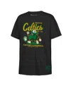 Mitchell & Ness Big Boys And Girls Black Boston Celtics Retro Mascot Script T-shirt
