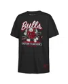 Mitchell & Ness Youth  Black Chicago Bulls Retro Mascot Script T-shirt