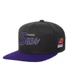 Mitchell & Ness Big Boys And Girls Black Phoenix Suns Team Script Snapback Hat In Black