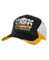 Mitchell & Ness Big Boys And Girls Black Pittsburgh Steelers Retrodome Precurved Adjustable Hat In Black