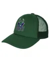 Mitchell & Ness Big Boys And Girls Hunter Green Milwaukee Bucks Core Evergreen Trucker Adjustable Hat In Hunter Green